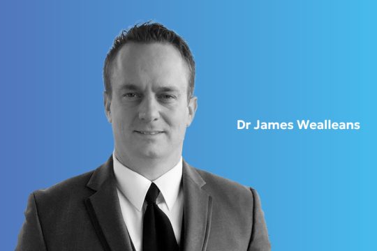 Dr James Wealleans Webinar Banner
